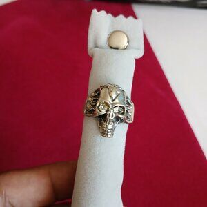 Skull Ring Sterling Silver.925